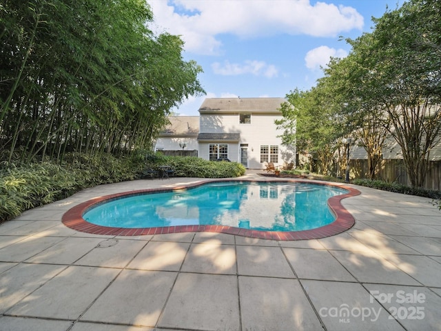 16411 Greybriar Forest Ln, Charlotte, NC 28278 - view of swimming pool with a patio area