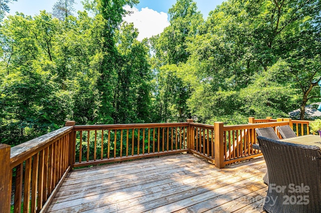 841 16th Avenue Ln NW, Hickory, NC 28601 - view of wooden deck