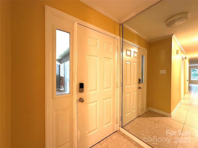 1590 Springpoint Rd Unit B, Rock Hill, SC 29732 - entryway featuring crown molding and light tile patterned floors