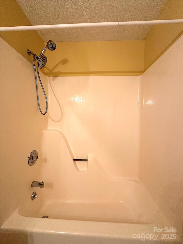 1590 Springpoint Rd Unit B, Rock Hill, SC 29732 - bathroom with shower / bath combination and a textured ceiling