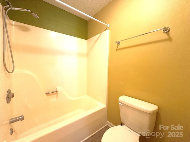 1590 Springpoint Rd Unit B, Rock Hill, SC 29732 - bathroom with shower / washtub combination and a textured ceiling