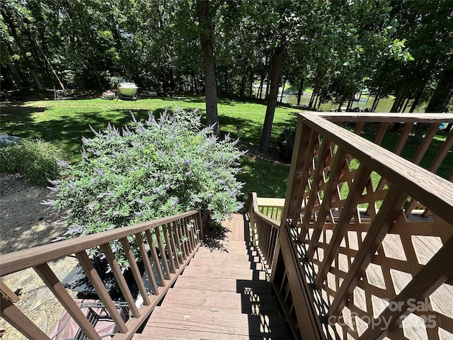 1590 Springpoint Rd Unit B, Rock Hill, SC 29732 - deck with a yard