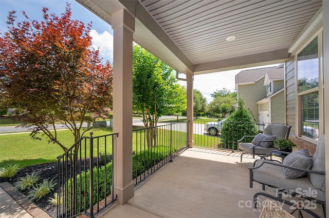 1805 Trading Path Ln, Waxhaw, NC 28173 - porch with a yard