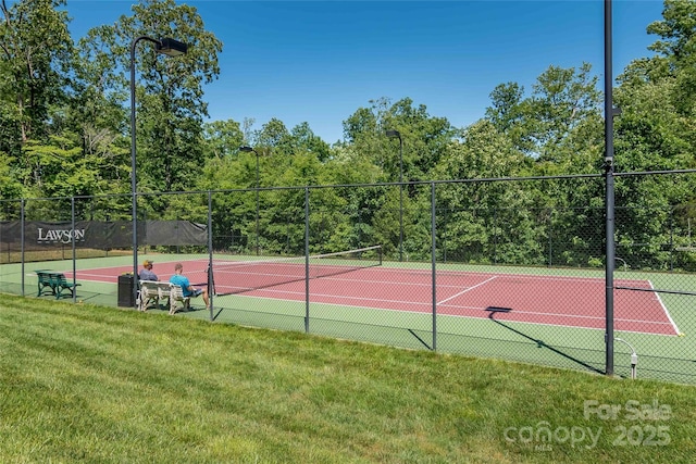 1805 Trading Path Ln, Waxhaw, NC 28173 - view of tennis court
