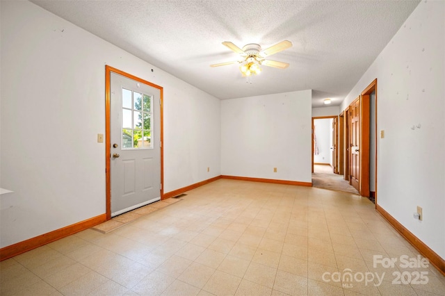 49 Meadowbrook Rd, Rutherfordton, NC 28139 - empty room featuring a textured ceiling and ceiling fan