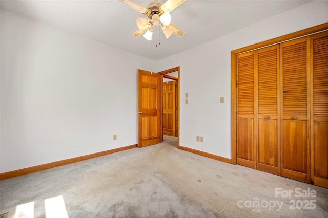 49 Meadowbrook Rd, Rutherfordton, NC 28139 - unfurnished bedroom featuring carpet, a closet, and ceiling fan