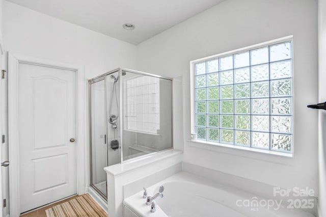 10509 Serape Rd, Charlotte, NC 28277 - full bath featuring a shower stall and a garden tub