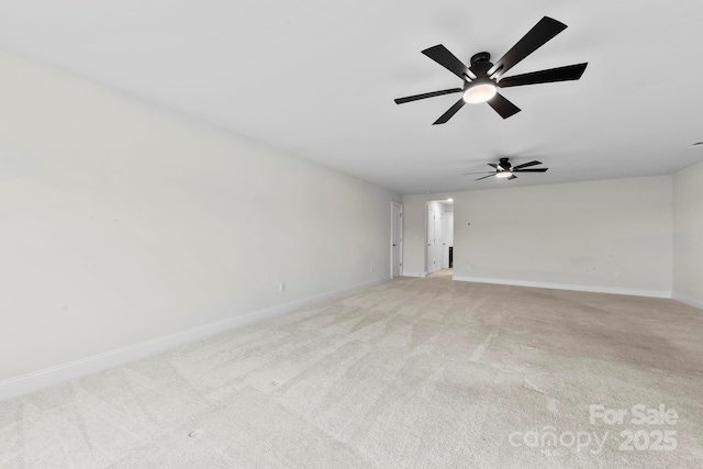 1300 Dali Blvd, Mount Holly, NC 28120 - spare room with light carpet and a ceiling fan