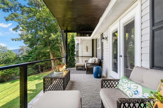 1181 Forest Lake Heights Dr, Nebo, NC 28761 - view of balcony