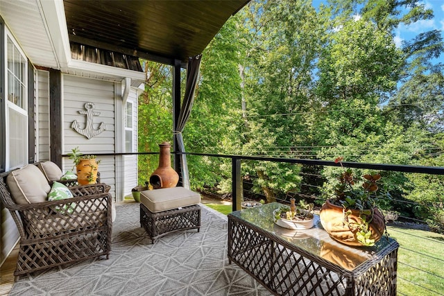 1181 Forest Lake Heights Dr, Nebo, NC 28761 - view of balcony