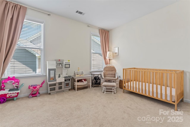 9547 Horsebit Ln, Concord, NC 28027 - carpeted bedroom featuring a nursery area