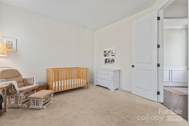 9547 Horsebit Ln, Concord, NC 28027 - bedroom with carpet floors and a nursery area