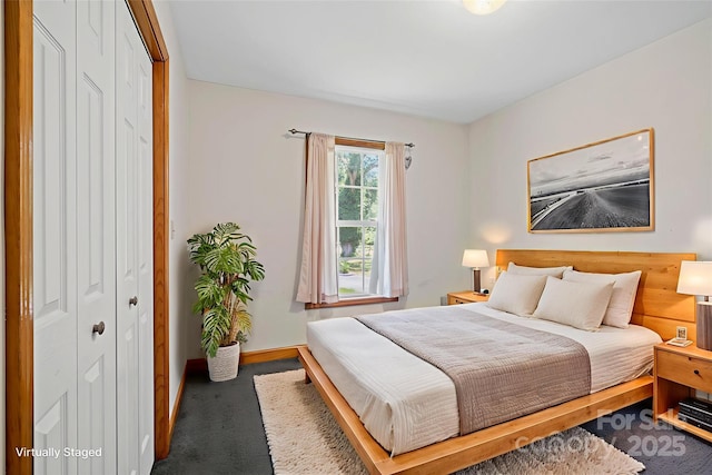 55 Wyatt St, Asheville, NC 28803 - bedroom with carpet flooring and a closet
