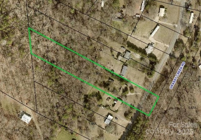 4905 Grassy Creek Rd, Denver, NC 28037 - map / location featuring property boundaries highlighted