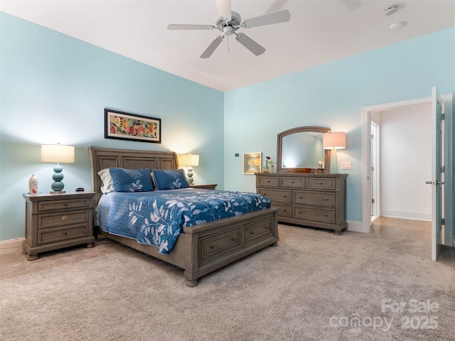 8918 Cotton Press Rd, Charlotte, NC 28277 - bedroom with carpet and ceiling fan
