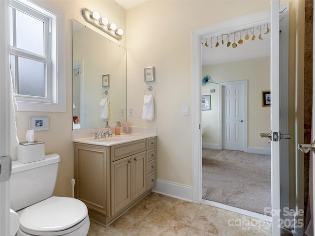 8918 Cotton Press Rd, Charlotte, NC 28277 - bathroom with vanity and toilet