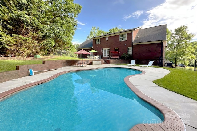 6309 Chamar Cir, Kannapolis, NC 28081 - view of swimming pool featuring a patio