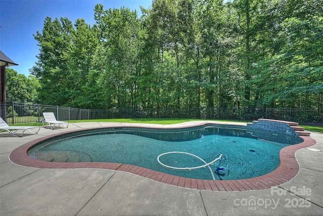6309 Chamar Cir, Kannapolis, NC 28081 - view of pool with a patio and a fenced backyard
