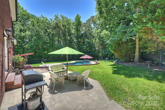6309 Chamar Cir, Kannapolis, NC 28081 - view of patio with grilling area