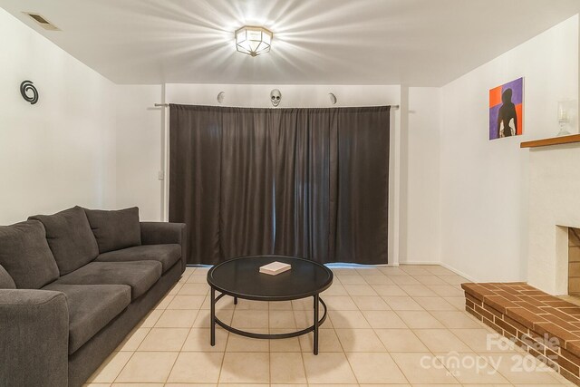 1713 Poe Cir, Hickory, NC 28601 - living area featuring light tile patterned floors