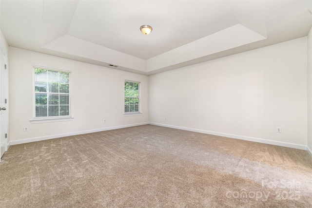 5233 Halverson Ct, Kannapolis, NC 28083 - unfurnished room with a raised ceiling and carpet flooring