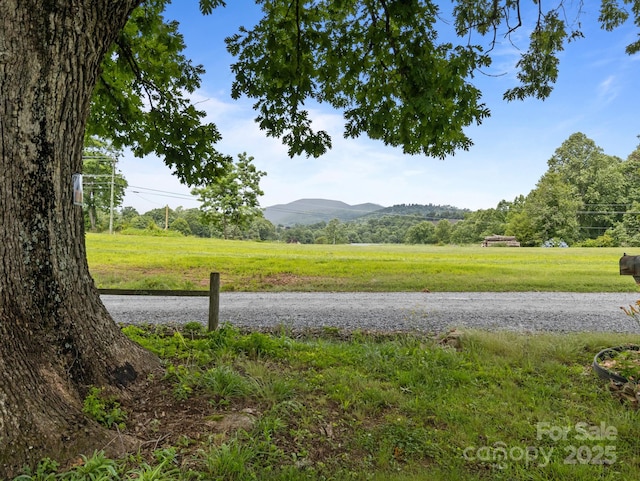 70 John Delk Rd, Hendersonville, NC 28792 - view of street with a mountain view and a view of countryside