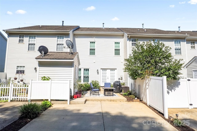 4103 Christine Ln Unit E, Waxhaw, NC 28173 - rear view of house with a patio area