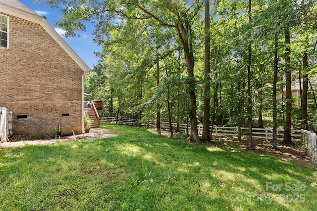 2074 Brandt Rd, York, SC 29745 - fenced backyard with stairs and a wooden deck