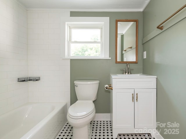 110 College St, Marshville, NC 28103 - bathroom featuring vanity and tile patterned floors