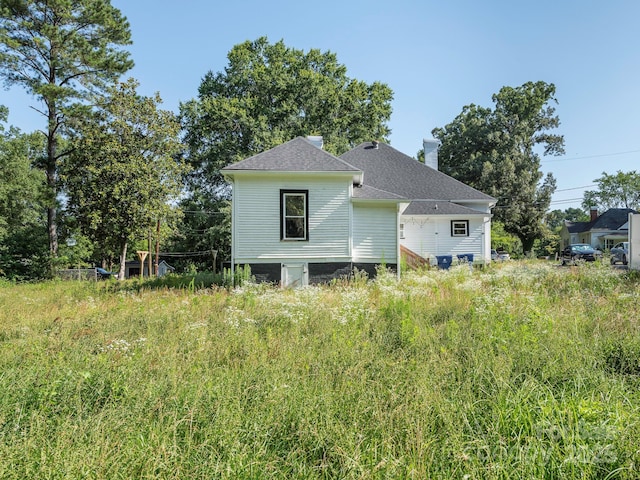 110 College St, Marshville, NC 28103 - back of house featuring a chimney