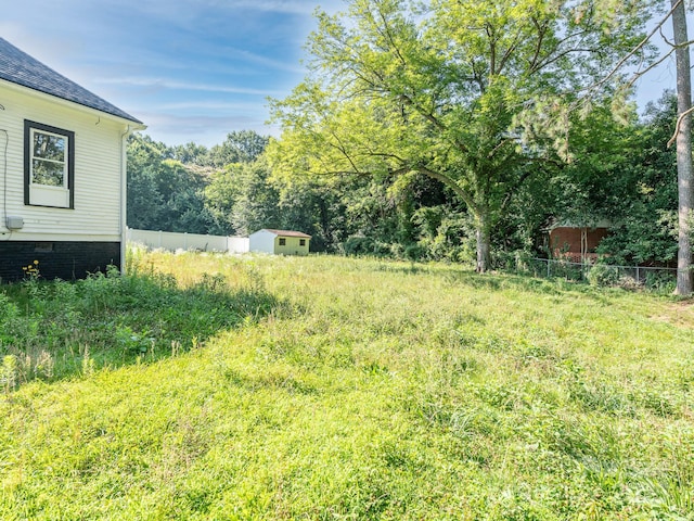 110 College St, Marshville, NC 28103 - view of yard with a storage unit