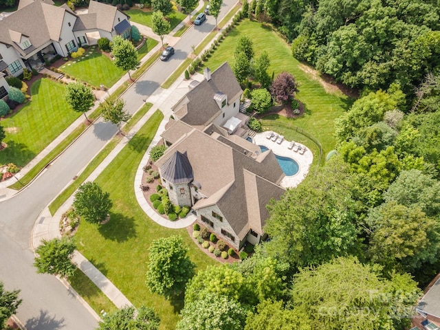 15603 June Washam Rd, Davidson, NC 28036 - bird's eye view of a pool