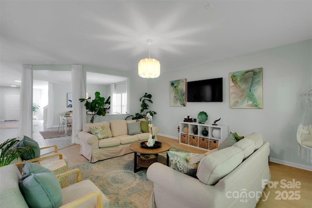 2926 Royal Fern Ln, Charlotte, NC 28215 - living room featuring wood finished floors