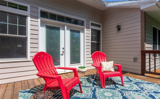 29 Kaylor Dr, Arden, NC 28704 - wooden terrace with french doors