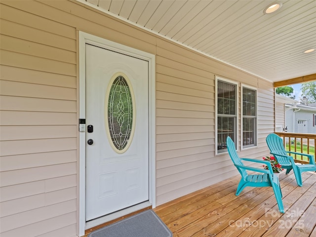 101 Meadowbrook Dr, Franklin, NC 28734 - property entrance with covered porch