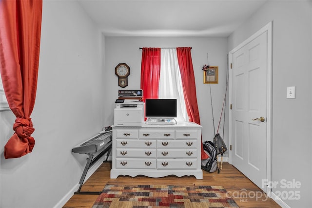 5158 Jenkins Rd, Morganton, NC 28655 - bedroom with dark wood finished floors