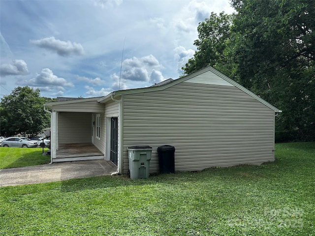 1116 Lenoir Ave SW, Lenoir, NC 28645 - view of property exterior featuring a yard