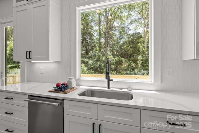 3937 Plainview Rd, Charlotte, NC 28208 - kitchen featuring dishwasher and plenty of natural light