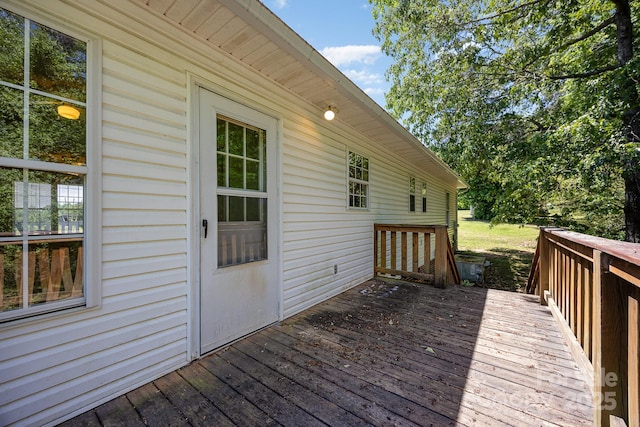 38367 Loblolly Ln, New London, NC 28127 - view of wooden terrace