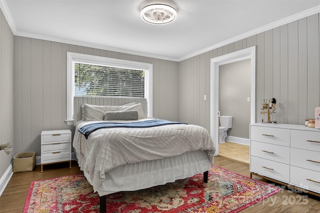 3127 N Center St, Hickory, NC 28601 - bedroom with ornamental molding and wood finished floors