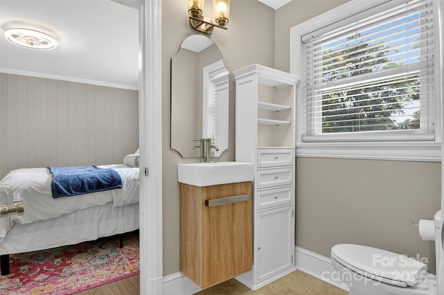 3127 N Center St, Hickory, NC 28601 - bathroom with healthy amount of natural light, vanity, and connected bathroom