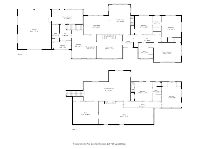 3127 N Center St, Hickory, NC 28601 - view of property floor plan