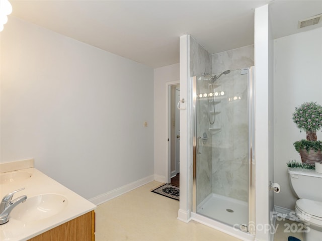 30 Collenwood Rd, Arden, NC 28704 - full bathroom featuring a stall shower and double vanity