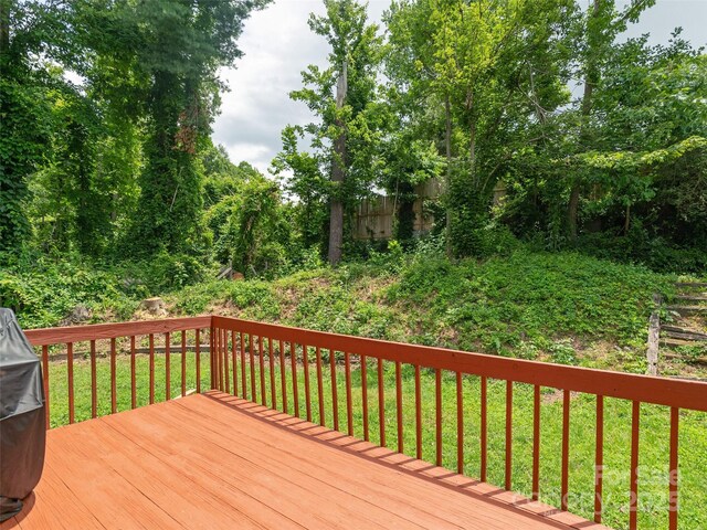 30 Collenwood Rd, Arden, NC 28704 - wooden deck featuring a yard