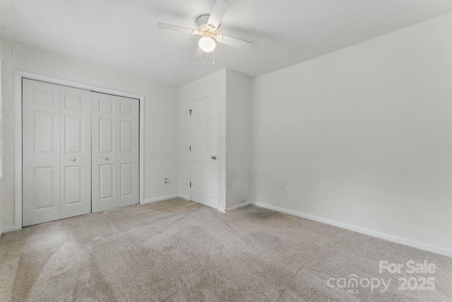 4681-4709 Grassy Creek Rd, Denver, NC 28037 - unfurnished bedroom with carpet, a closet, and ceiling fan