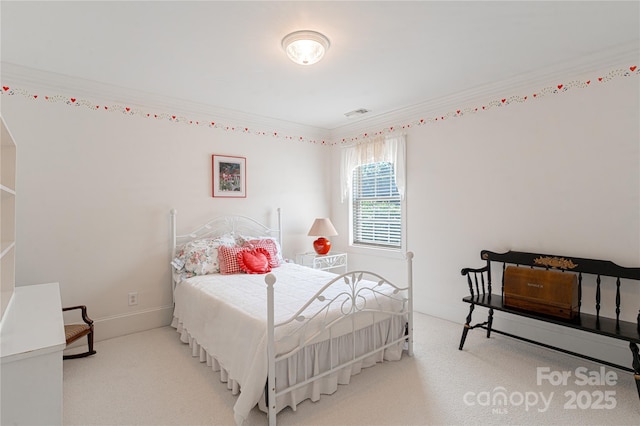10405 Lady Grace Ln, Charlotte, NC 28270 - bedroom with crown molding and carpet