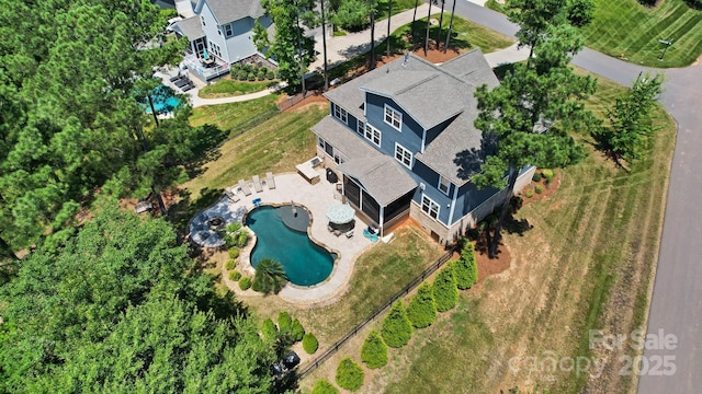 101 Cross Current Ln, Belmont, NC 28012 - aerial view of a pool