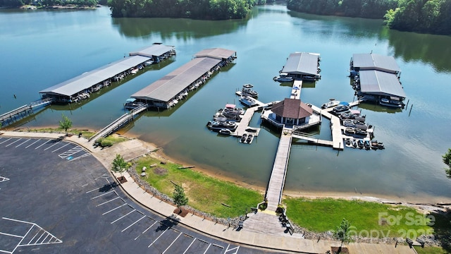 101 Cross Current Ln, Belmont, NC 28012 - dock area featuring a water view