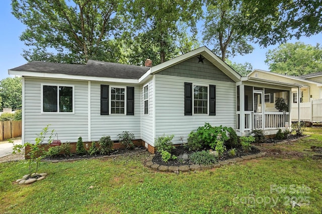 602 Unity St, Fort Mill, SC 29715 - ranch-style house with crawl space, a chimney, and roof with shingles