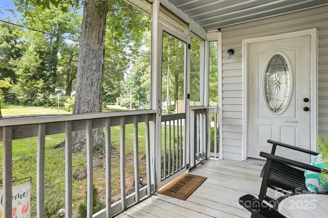 602 Unity St, Fort Mill, SC 29715 - view of unfurnished sunroom
